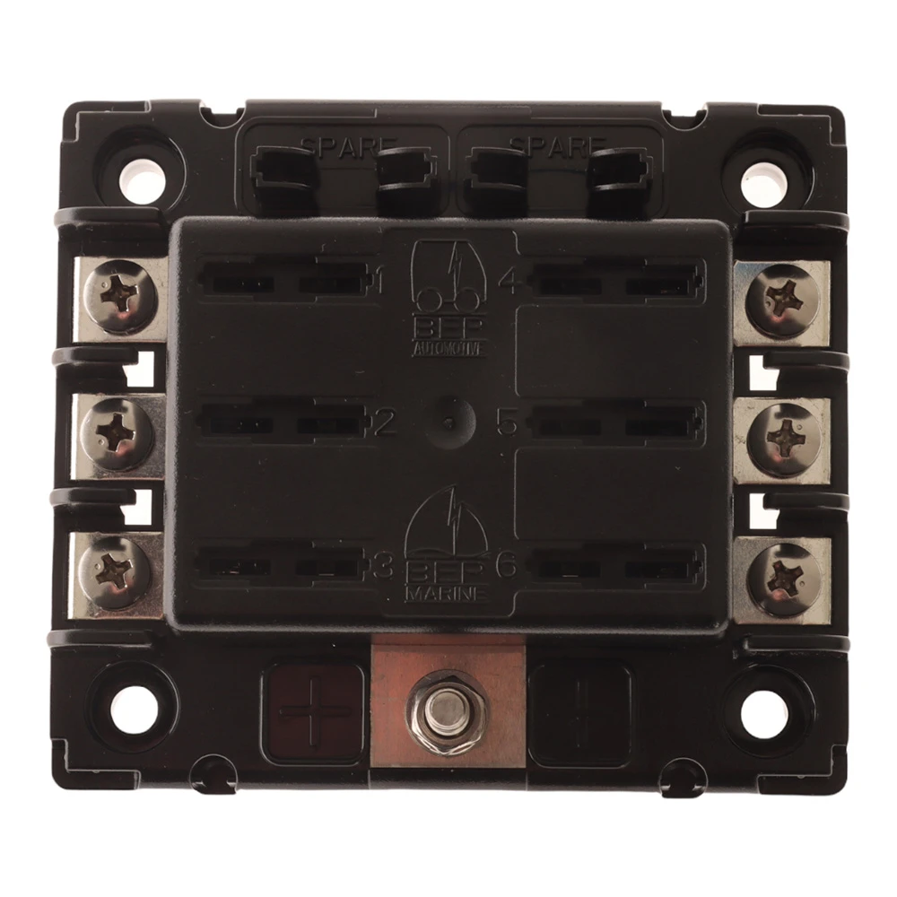 BEP Marine BEP ATC Six Way Fuse Holder Screw Terminals With Cover 2 BEP Marine BEP ATC Six Way Fuse Holder Screw Terminals With Cover - Image 2