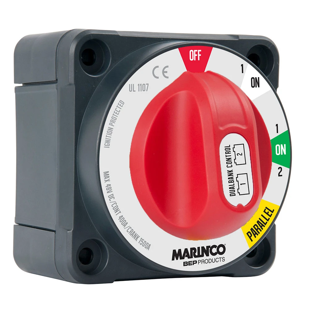 BEP Marine BEP Pro Installer 400A Dual Bank Control Switch - Bulk MC12 1 BEP Marine BEP Pro Installer 400A Dual Bank Control Switch - Bulk MC12
