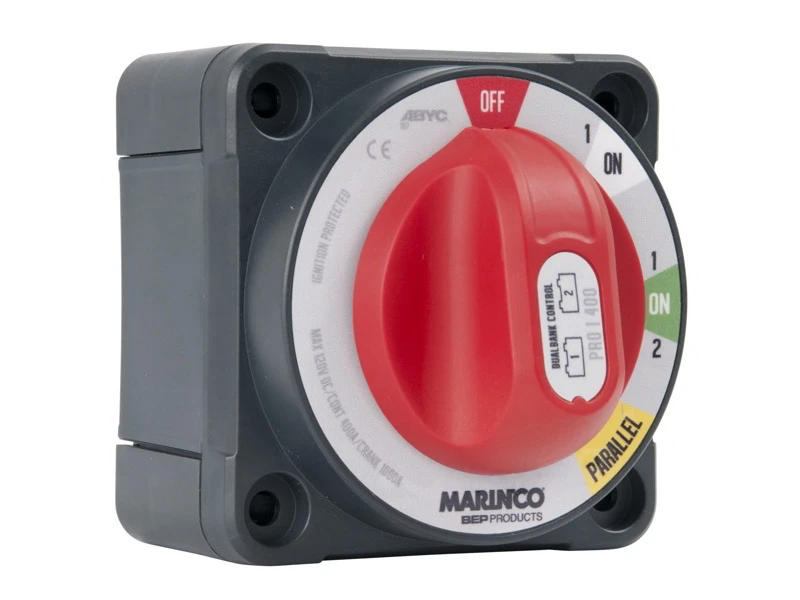 BEP Marine Pro Installer MC10 Dual Bank Control Switch 400A 1 BEP Marine Pro Installer MC10 Dual Bank Control Switch 400A
