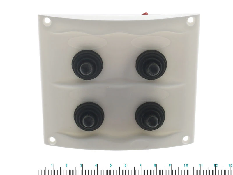 BEP Marine BEP Spray-Proof 4-Way Panel Switch White 4 BEP Marine BEP Spray-Proof 4-Way Panel Switch White - Image 4