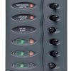 BEP Marine BEP CSP6-PTC 6-Way Contour Switch Panel With PTC Fusing