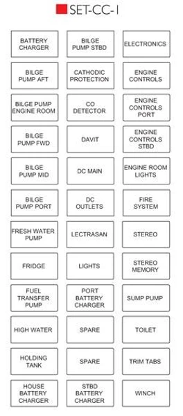 BEP Marine BEP Label Set Contour Connect 1 1 BEP Marine BEP Label Set Contour Connect 1