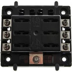 BEP Marine BEP ATC Six Way Fuse Holder And Screw Terminals With Cover And Link