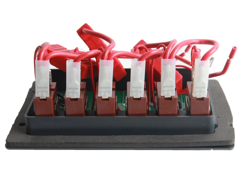 BEP Marine Waterproof 6 Way LED Switch Panel With Fuse 1 BEP Marine Waterproof 6 Way LED Switch Panel With Fuse