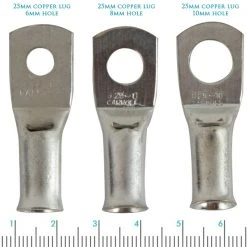 BEP Marine Battery Cable Copper Crimp Lugs -BEP Boating Sales Store groupedlugs s25 6