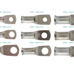 BEP Marine Battery Cable Copper Crimp Lugs -BEP Boating Sales Store groupedlugs labeld